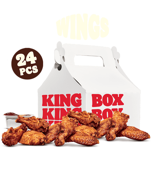 KING BOX WINGS Burger King® NouvelleCalédonie